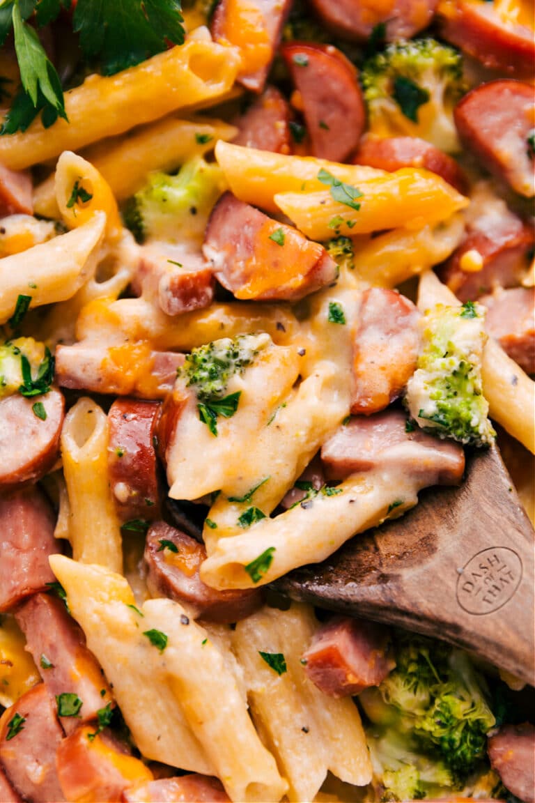 Cheesy Sausage Pasta (One Pan!) - Chelsea's Messy Apron