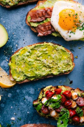 Avocado Toast (5 Ways!) - Chelsea's Messy Apron