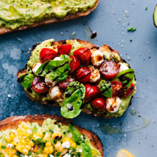 Avocado Toast (5 Ways!) - Chelsea's Messy Apron