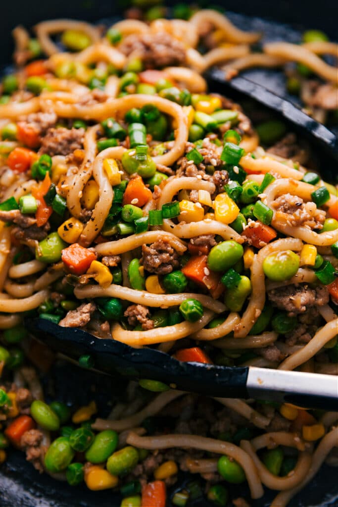 Udon Stir Fry (My Kids' Favorite Meal!) - Chelsea's Messy Apron