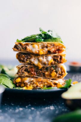 Ground Beef Quesadillas - Chelsea's Messy Apron