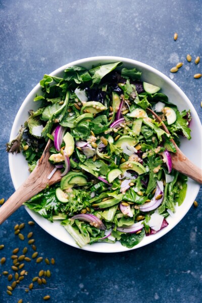 Our Favorite Everyday Salad Recipe - Chelsea's Messy Apron