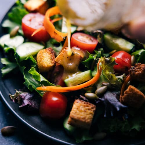 Garden Salad (Plus Variation Ideas) - Chelsea's Messy Apron