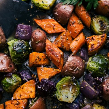 Roasted Vegetables (BEST Seasoning!) - Chelsea's Messy Apron