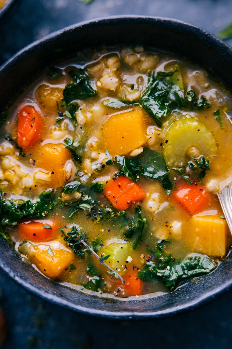 Vegetable Barley Soup - Two Kooks In The Kitchen