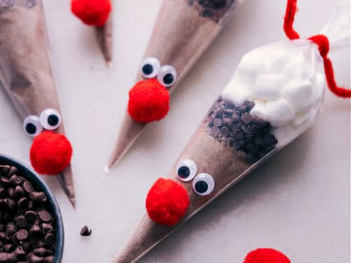 Reindeer Marshmallow Hot Cocoa Toppers - Lifestyle of a Foodie