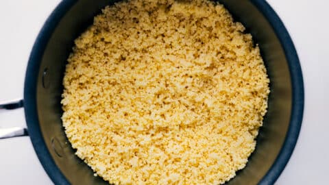 Couscous with Parmesan - The Ultimate Fast and Cheesy Side Dish · Chef Not  Required