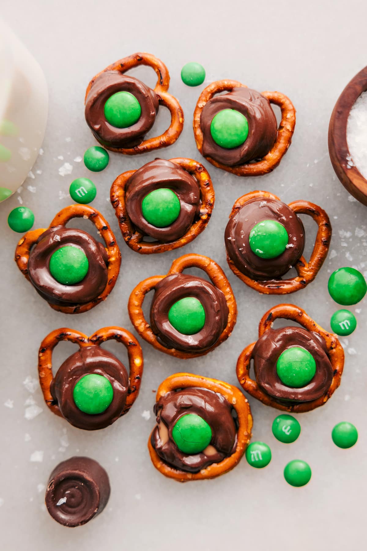 Simple and delicious 3-ingredient Leprechaun Thumbprints—serve and enjoy!