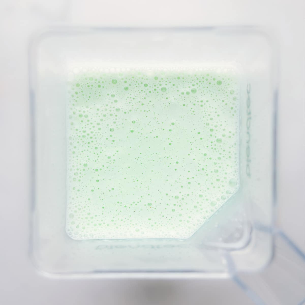 Shamrock Shake blended and ready to serve.