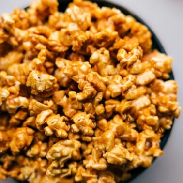 Microwave Caramel Corn - Chelsea's Messy Apron