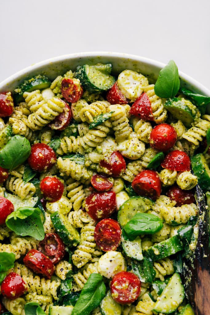 Pesto Pasta Salad - Chelsea's Messy Apron