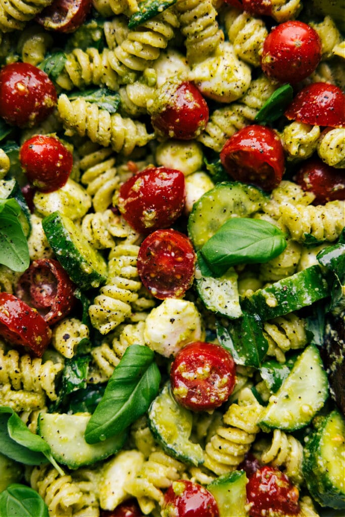 Pesto Pasta Salad - Chelsea's Messy Apron