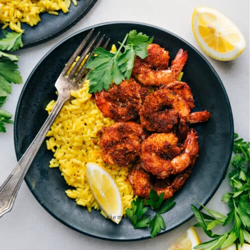 Cilantro Lime Honey Garlic Shrimp Skillet - The Cooking Jar