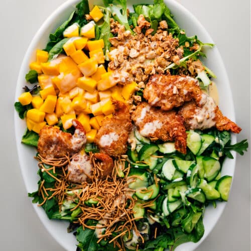 Coconut Shrimp Salad - Chelsea's Messy Apron