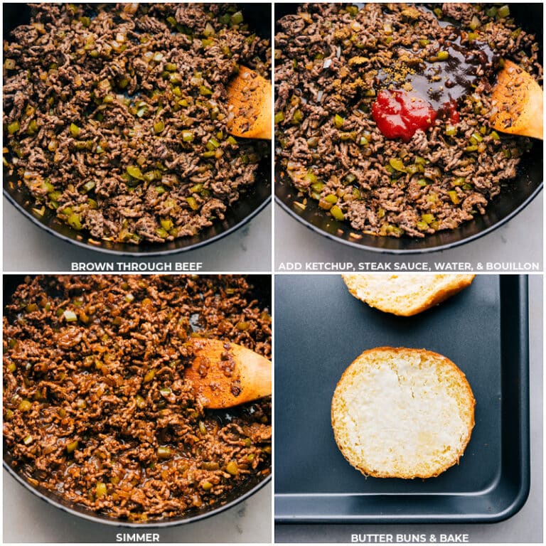 Philly Cheesesteak Sloppy Joes - Chelsea's Messy Apron