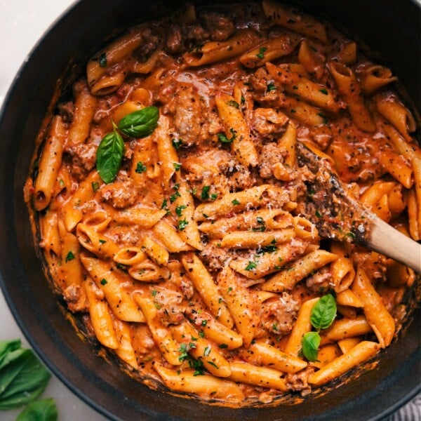 Penne Pasta with Sausage (One Pot!) - Chelsea's Messy Apron